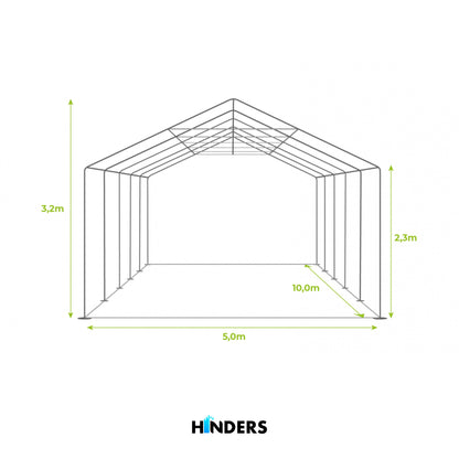 Partytent 5x10